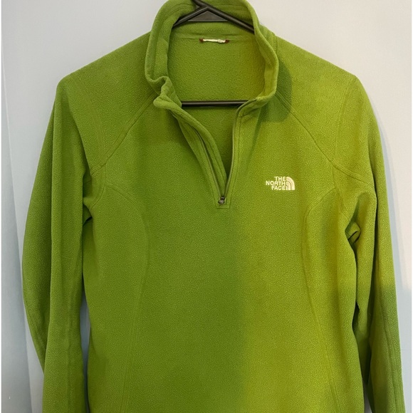 The North Face Sweaters - Green The Northface pull over half zip size small. Tag has been cut out